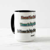 Mug L'économie contre l'environnement (Devant gauche)