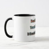 Mug L'économie contre l'environnement (Gauche)