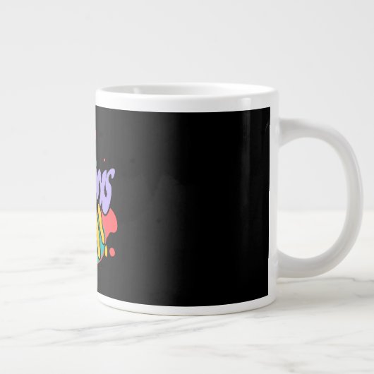 MUG LEÇONS APPRISES ÉCLABOUSSURE DE PEINTURE DE CU (Droite)