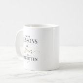 Mug Leçons de professeur nom personnalisé (Devant gauche)