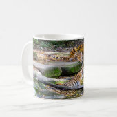 Mug Leçons De Vie Mère Tigre Et Cubs (Devant gauche)