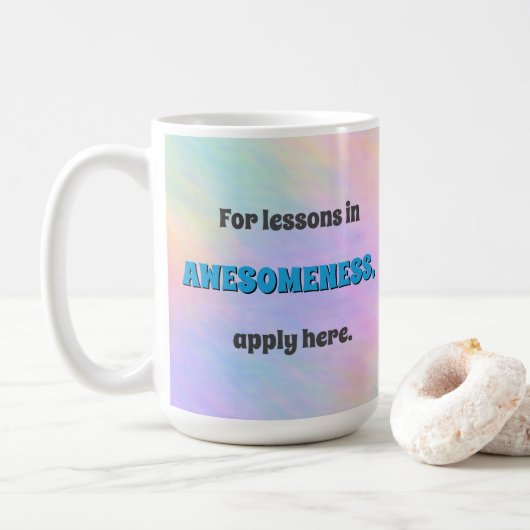 Mug Leçons d'incroyabilité (Avec donut)