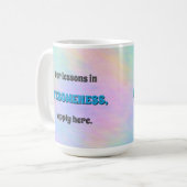 Mug Leçons d'incroyabilité (Devant gauche)