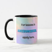 Mug Leçons d'incroyabilité (Gauche)
