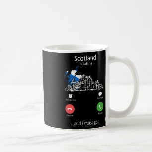 Mug L'Écosse appelle drôle amateur de vacances en Écos