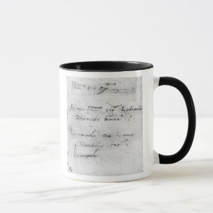 Mug L'écriture de Leonardo da Vinci