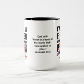 Mug L'ÉCRIVAIN NaNoWriMo N'EST PAS UN AUTEUR DE COMBAT (Centre)