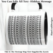Mug Lecteur Accro Message Caché Drôle Nouveauté 111B