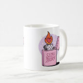 Mug Lecteur de gravure lente (Devant droit)