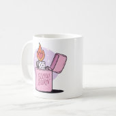 Mug Lecteur de gravure lente (Devant gauche)