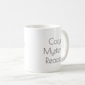 Mug Lecteur de mystères cosy (Devant droit)