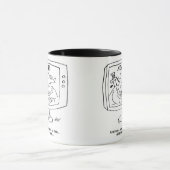 Mug Lecteur de nouvelles à la télévision (Centre)