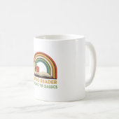 Mug Lecteur Rétro Enseignement des Classiques | Vintag (Devant droit)