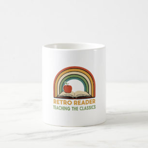 Mug Lecteur Rétro Enseignement des Classiques Vintag