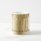 Mug Lecteurs de Parties scintillant Glitzy Gold Sparkl (Centre)