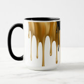 Mug Lecteurs de peinture noir et or (Gauche)