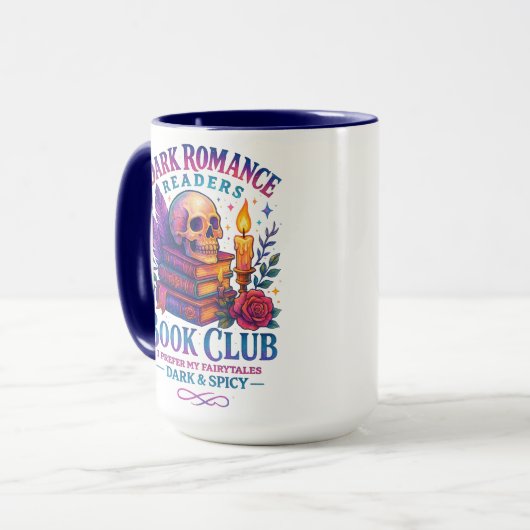 Mug Lecteurs de romance sombre... (Devant gauche)