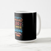 Mug Lecture - 100% de chances de lecture (Devant droit)