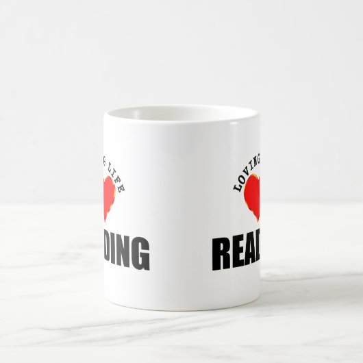 Mug Lecture affectueuse de la vie (Centre)