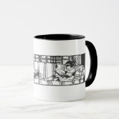 Mug Lecture avec Dolly (Devant droit)