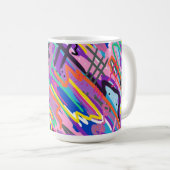 Mug Lecture couleur Impression Abstraite (Devant droit)