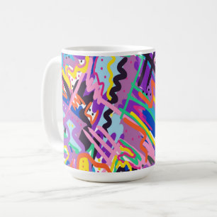 Mug Lecture couleur Impression Abstraite