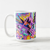 Mug Lecture couleur Impression Abstraite (Gauche)