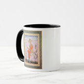 Mug Lecture de Babur, Mughal (Devant gauche)