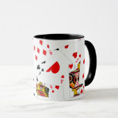 Mug Lecture de la collection de cartes (Devant droit)