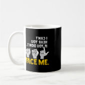 Mug Lecture de la lèvre ASL Gesture main sourde Perte (Gauche)