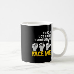Mug Lecture de la lèvre ASL Gesture main sourde Perte