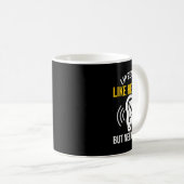 Mug Lecture de la lèvre Comme entendre Sourde Sourde S (Devant droit)