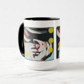 Mug "Lecture de la volonté" Peinture sur une (Devant gauche)