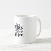 Mug Lecture De Livres D'Art Et Café (Devant droit)