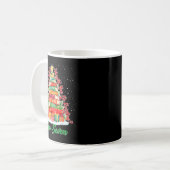 Mug Lecture de Noël 67 Six Sept Mème Enseignant Livre (Devant gauche)