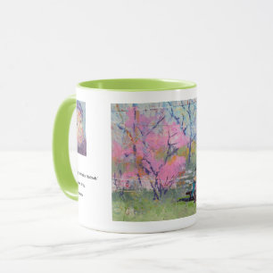 Mug Lecture de Sa Lettre Redbuds / Artiste Larry Lerew