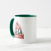 Mug Lecture de vacances de fiction Fa-la-la (Devant gauche)