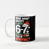 Mug Lecture drôle 67 Livre de Noël de l'enseignant en (Gauche)