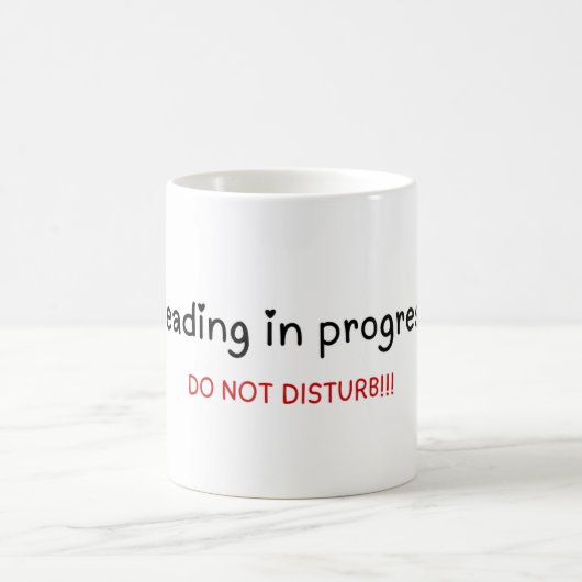 Mug Lecture en cours, NE PAS PERTURBER (Centre)