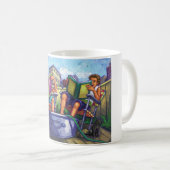 Mug Lecture en été (Devant droit)