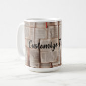 Mug Lecture faite sur commande de rat de bibliothèque (Devant gauche)