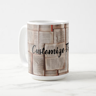 Mug Lecture faite sur commande de rat de bibliothèque