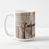 Mug Lecture faite sur commande de rat de bibliothèque (Gauche)