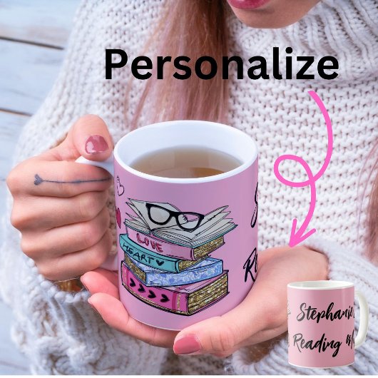 Mug lecture livre amoureux cadeaux lecteur