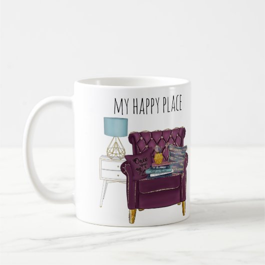 Mug Lecture Louveuse du livre Introvert Homebody Happy (Gauche)