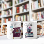 Mug Lecture Louveuse du livre Introvert Homebody Happy