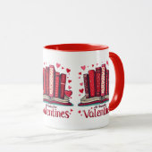 Mug Lecture romantique Vibes Cosy Valentine Cadeau (Devant droit)
