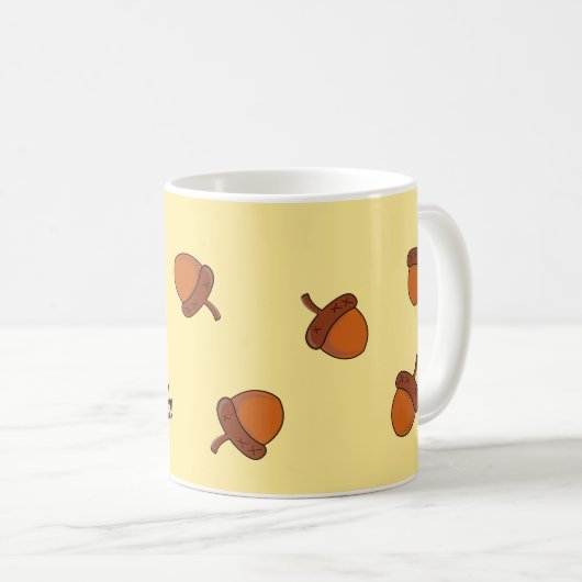 Mug L'écureuil J'aime les gros noix Pun (Devant droit)
