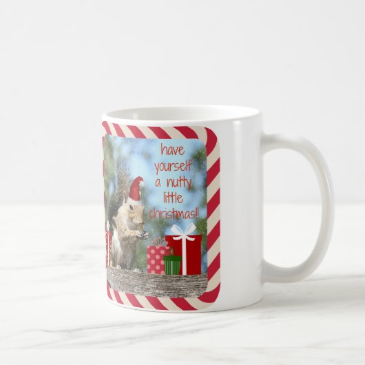 Mug L'écureuil mignon de Noël, ont Noël à noix ! ! (Droite)