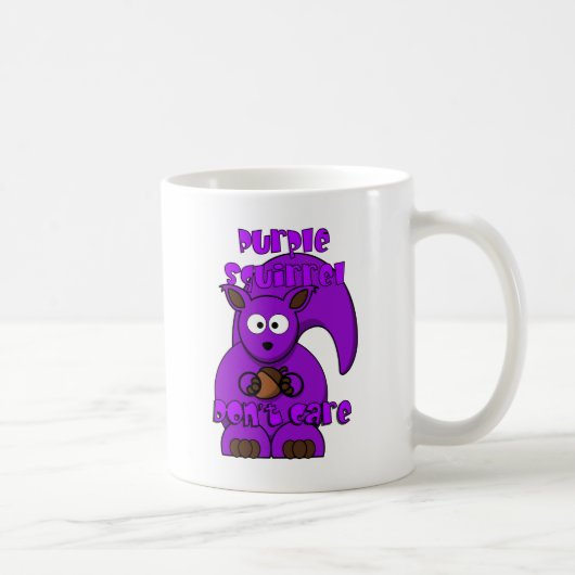 Mug L'écureuil pourpre s'en fiche (Droite)